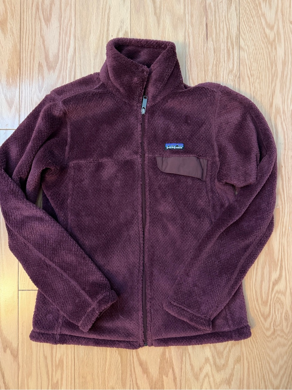 Patagonia Maroon Re-tool Fleece Jacket Sz S